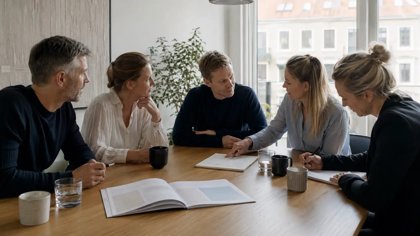 Et team bruger sin rapport som grundlag for konkrete arbejdsaftaler